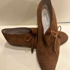Donald J. Pliner Brown Suede women's Shoes